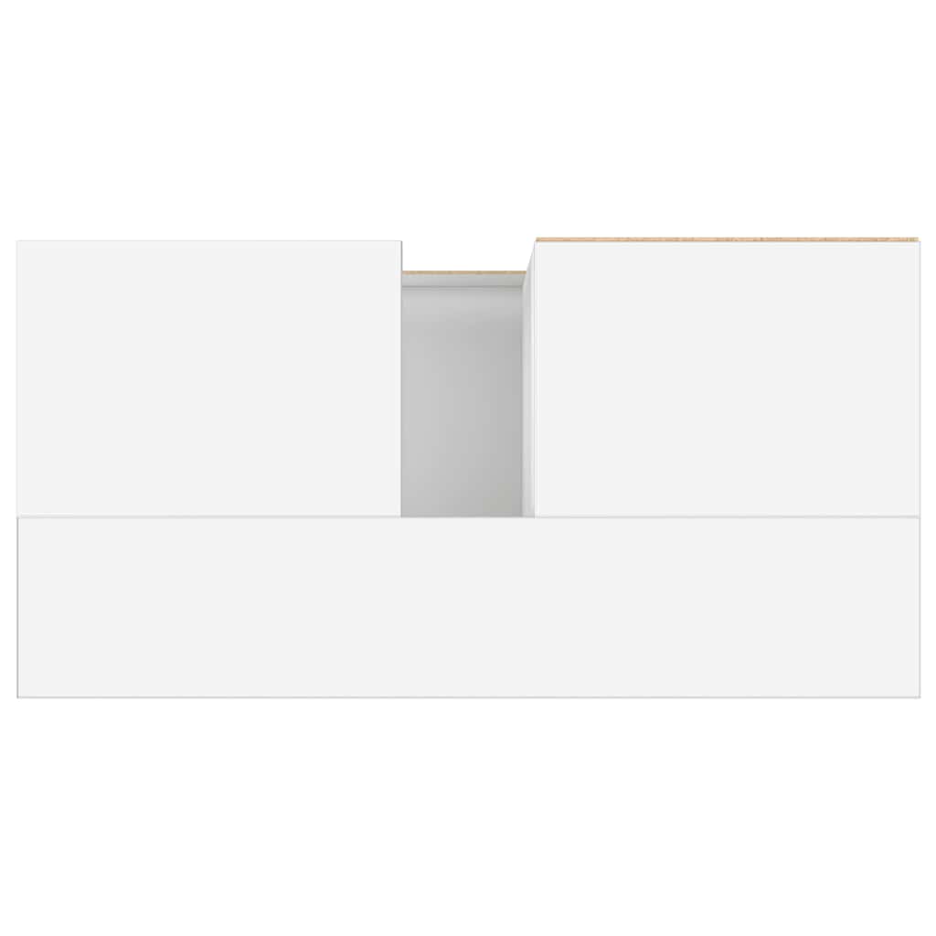 vidaXL Bathroom Cabinet White 65x33x60 cm Engineered Wood
