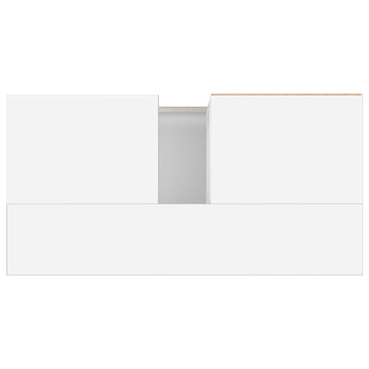 vidaXL Bathroom Cabinet White 65x33x60 cm Engineered Wood