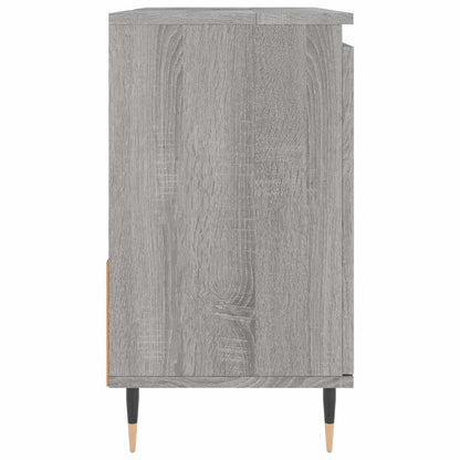 vidaXL Bathroom Cabinet Grey Sonoma 65x33x60 cm Engineered Wood