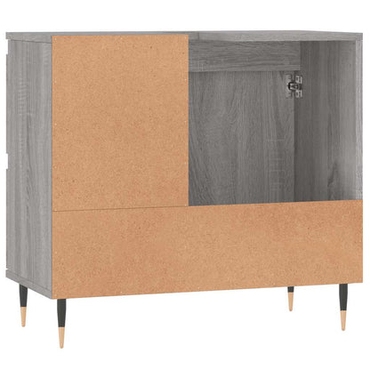vidaXL Bathroom Cabinet Grey Sonoma 65x33x60 cm Engineered Wood