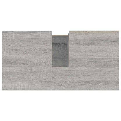 vidaXL Bathroom Cabinet Grey Sonoma 65x33x60 cm Engineered Wood