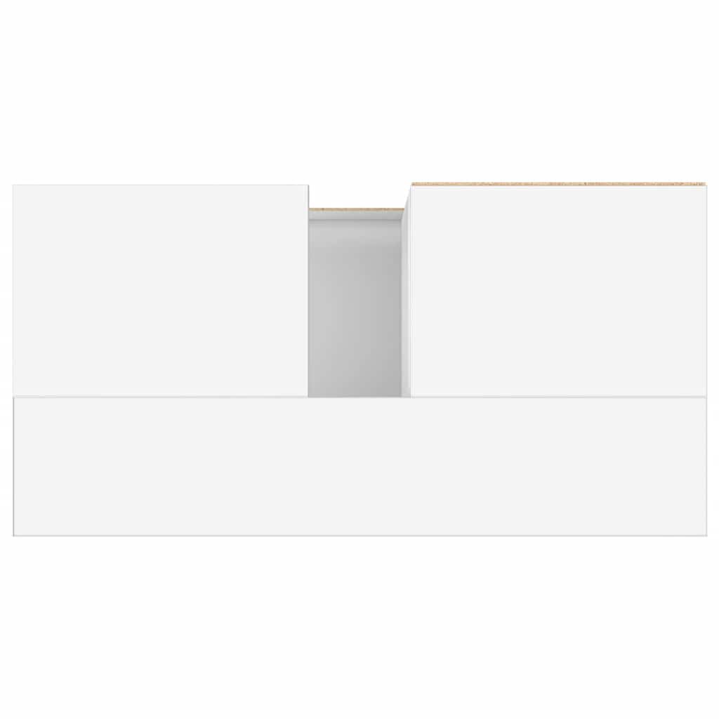 vidaXL Bathroom Cabinet White 65x33x60 cm Engineered Wood