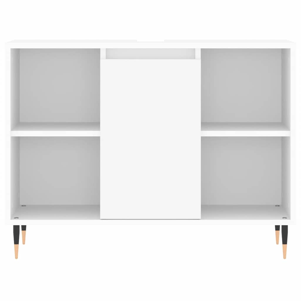 vidaXL Bathroom Cabinet White 80x33x60 cm Engineered Wood