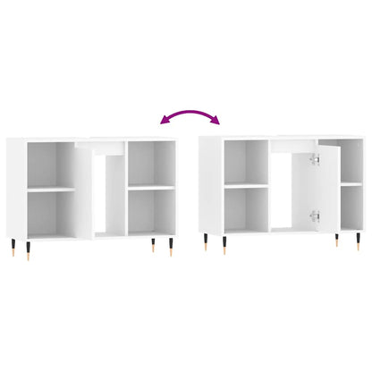 vidaXL Bathroom Cabinet White 80x33x60 cm Engineered Wood