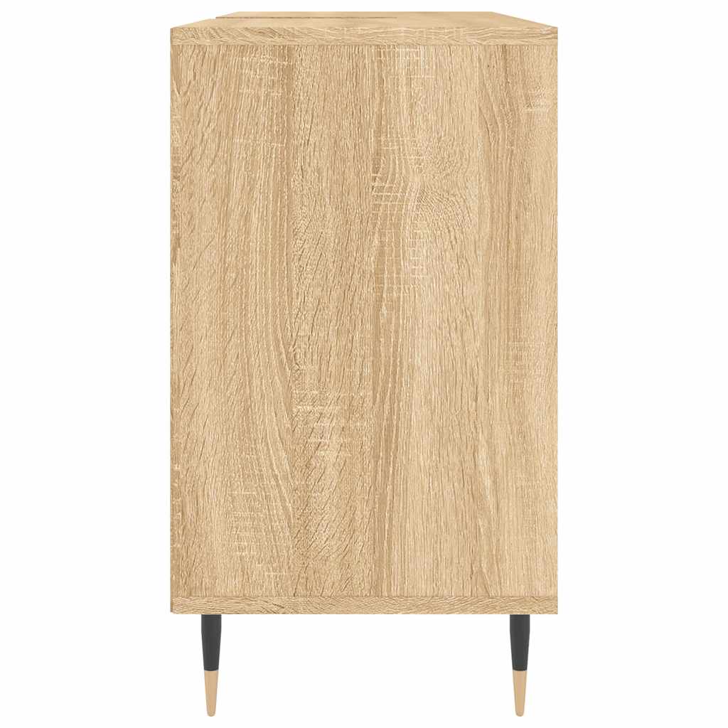 vidaXL Bathroom Cabinet Sonoma Oak 80x33x60 cm Engineered Wood