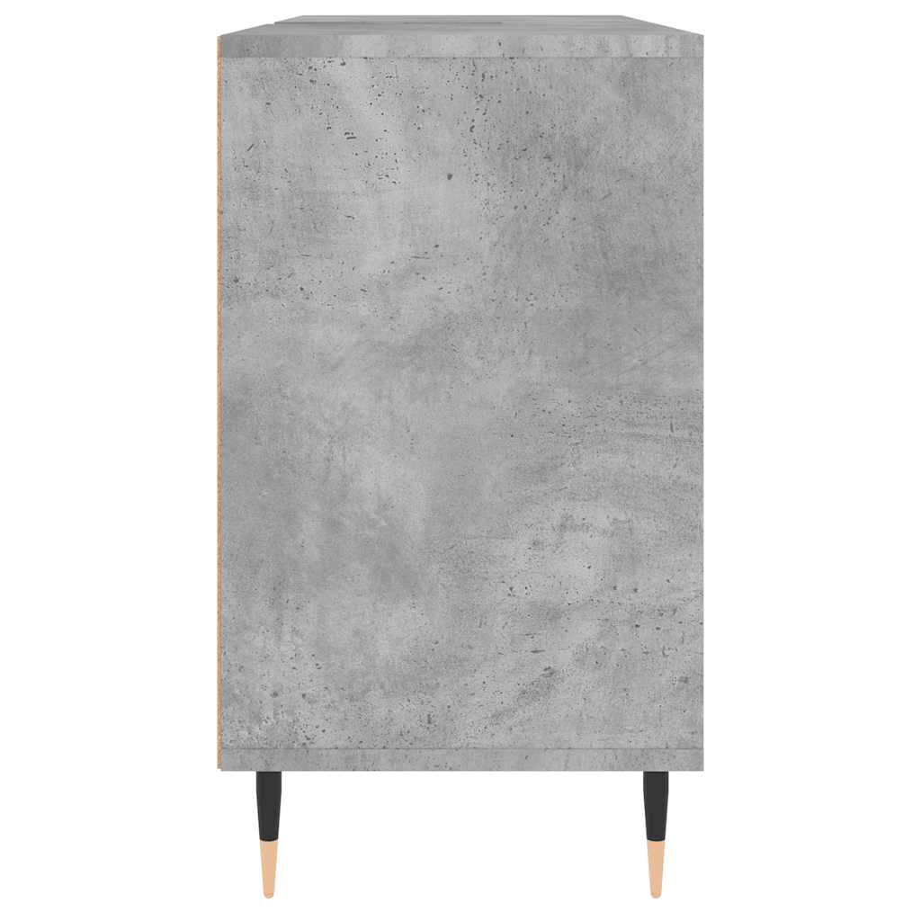vidaXL Bathroom Cabinet Concrete Grey 80x33x60 cm Engineered Wood