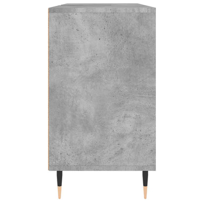 vidaXL Bathroom Cabinet Concrete Grey 80x33x60 cm Engineered Wood