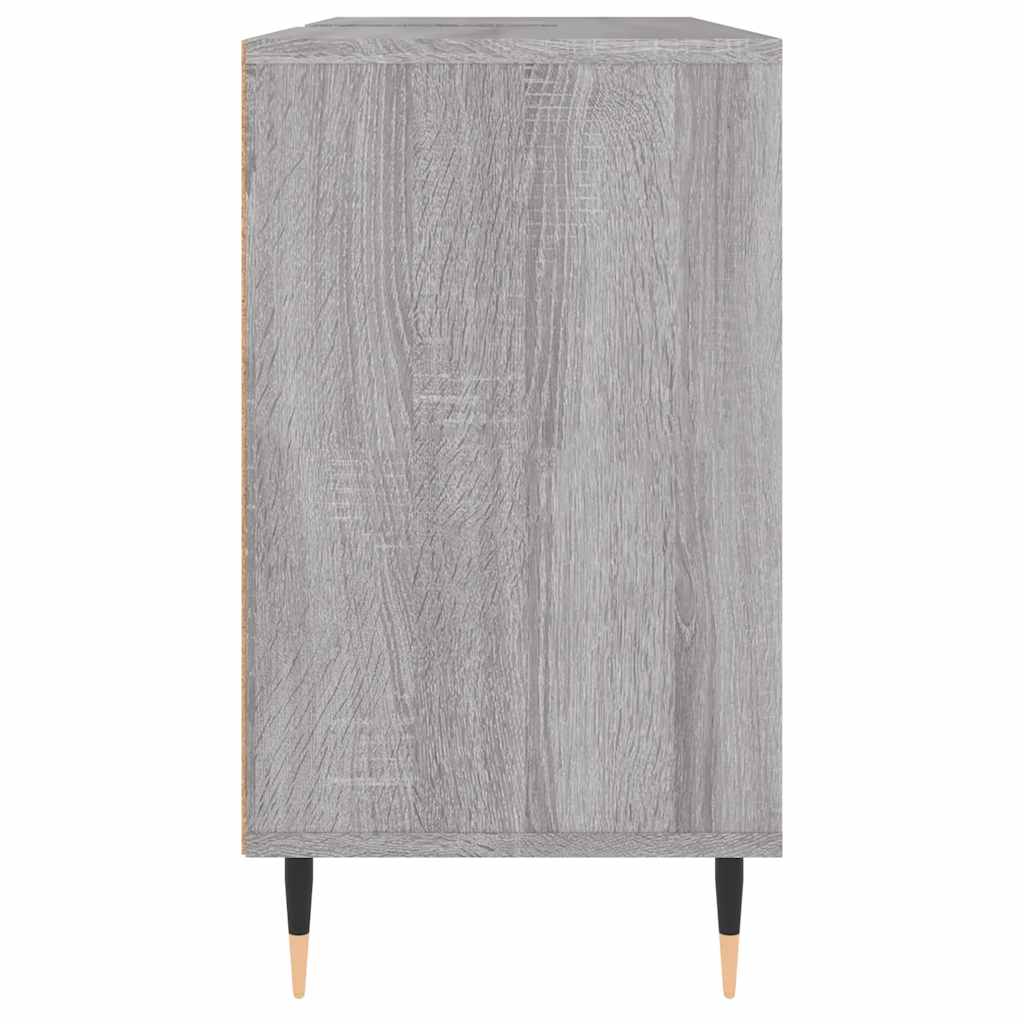 vidaXL Bathroom Cabinet Grey Sonoma 80x33x60 cm Engineered Wood
