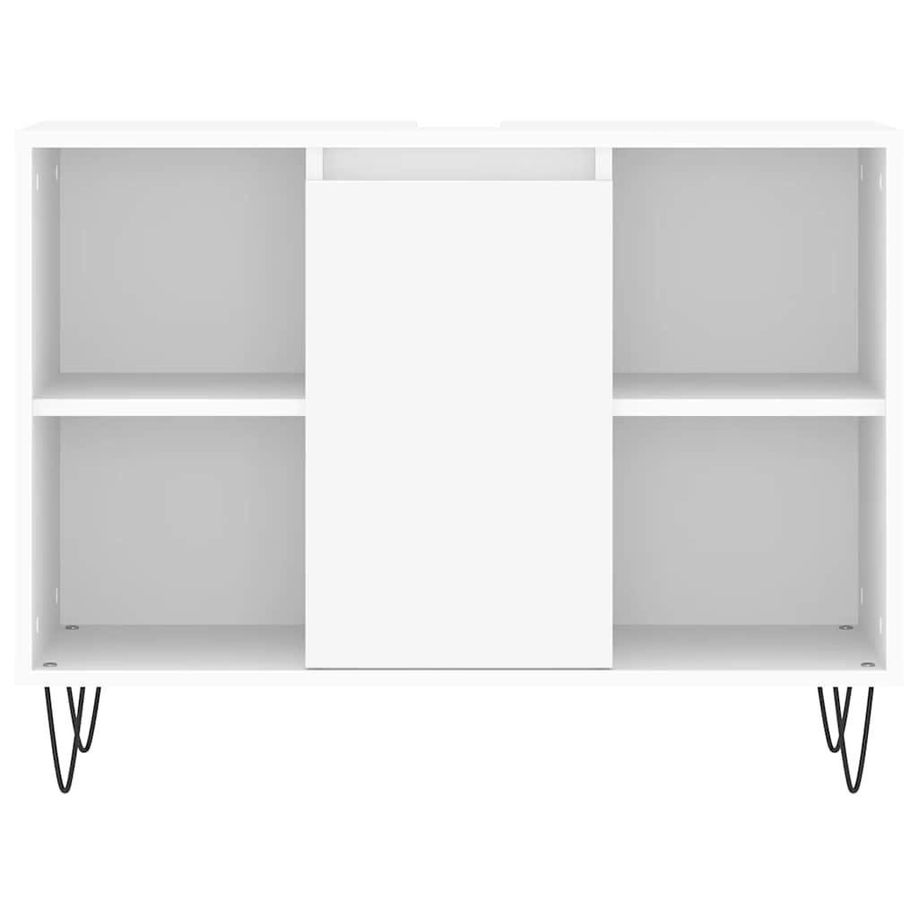 vidaXL Bathroom Cabinet White 80x33x60 cm Engineered Wood