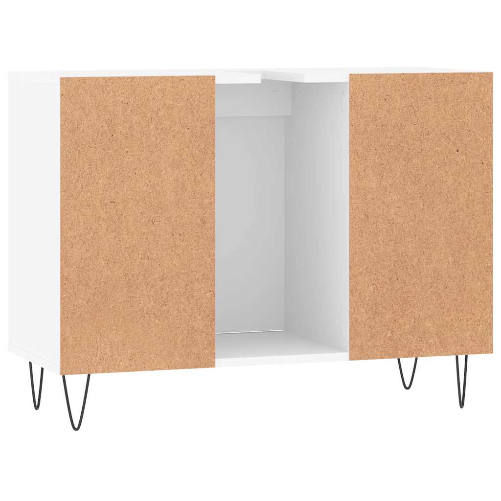 vidaXL Bathroom Cabinet White 80x33x60 cm Engineered Wood