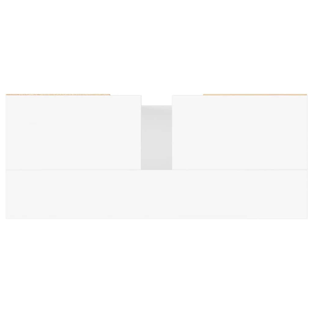 vidaXL Bathroom Cabinet White 80x33x60 cm Engineered Wood