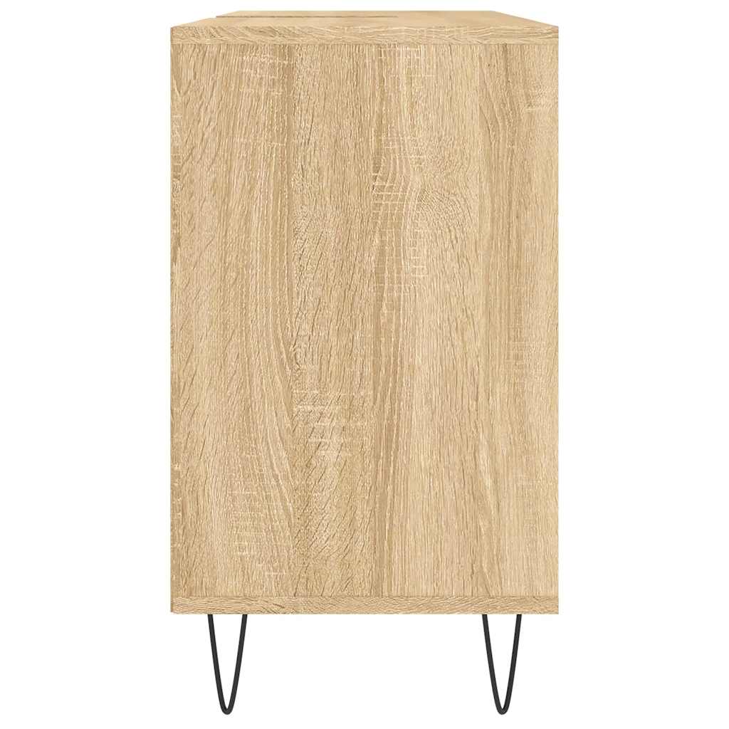 vidaXL Bathroom Cabinet Sonoma Oak 80x33x60 cm Engineered Wood