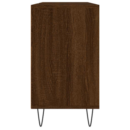 vidaXL Bathroom Cabinet Brown Oak 80x33x60 cm Engineered Wood