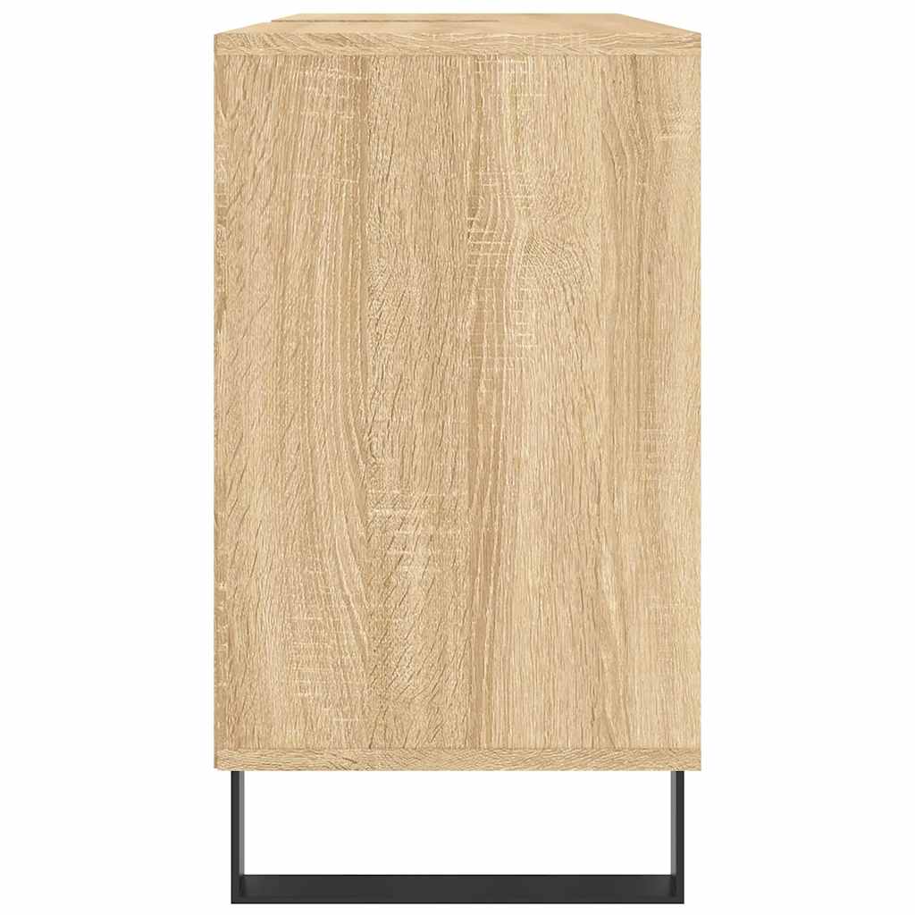 vidaXL Bathroom Cabinet Sonoma Oak 80x33x60 cm Engineered Wood