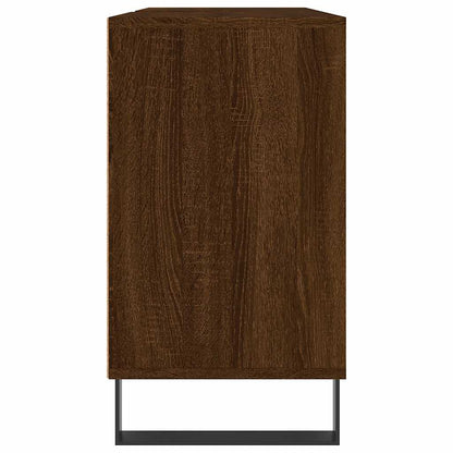 vidaXL Bathroom Cabinet Brown Oak 80x33x60 cm Engineered Wood