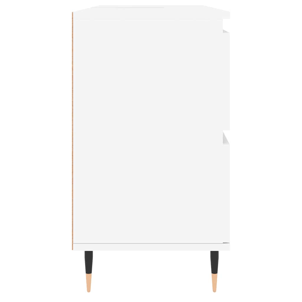 vidaXL Bathroom Cabinet White 80x33x60 cm Engineered Wood