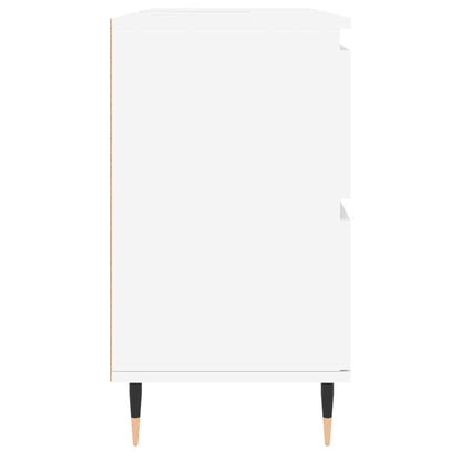 vidaXL Bathroom Cabinet White 80x33x60 cm Engineered Wood