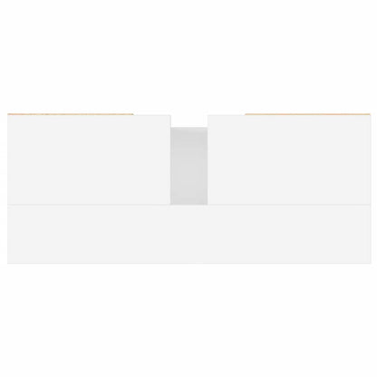 vidaXL Bathroom Cabinet White 80x33x60 cm Engineered Wood