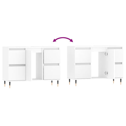 vidaXL Bathroom Cabinet White 80x33x60 cm Engineered Wood
