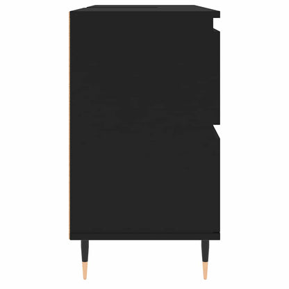 vidaXL Bathroom Cabinet Black 80x33x60 cm Engineered Wood
