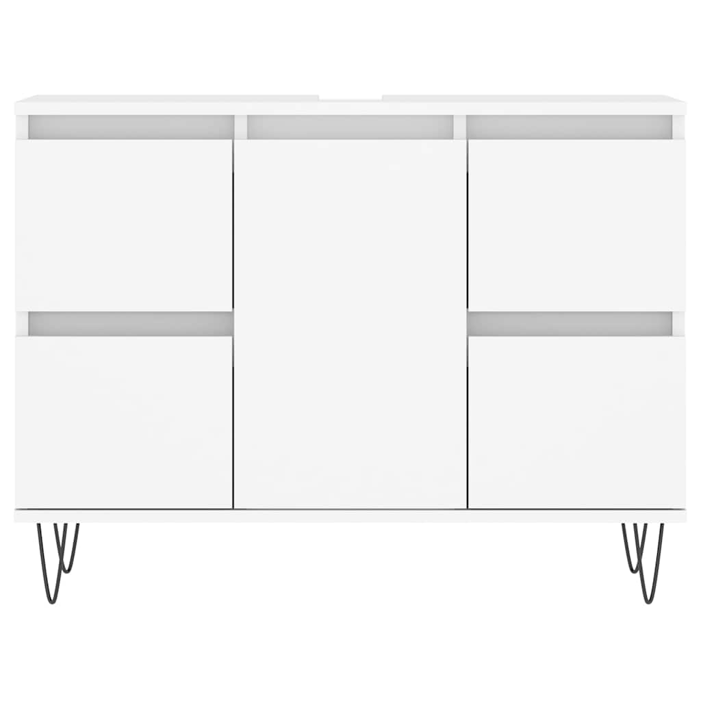 vidaXL Bathroom Cabinet White 80x33x60 cm Engineered Wood