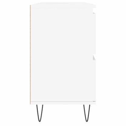 vidaXL Bathroom Cabinet White 80x33x60 cm Engineered Wood