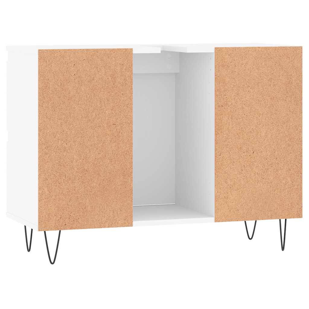 vidaXL Bathroom Cabinet White 80x33x60 cm Engineered Wood