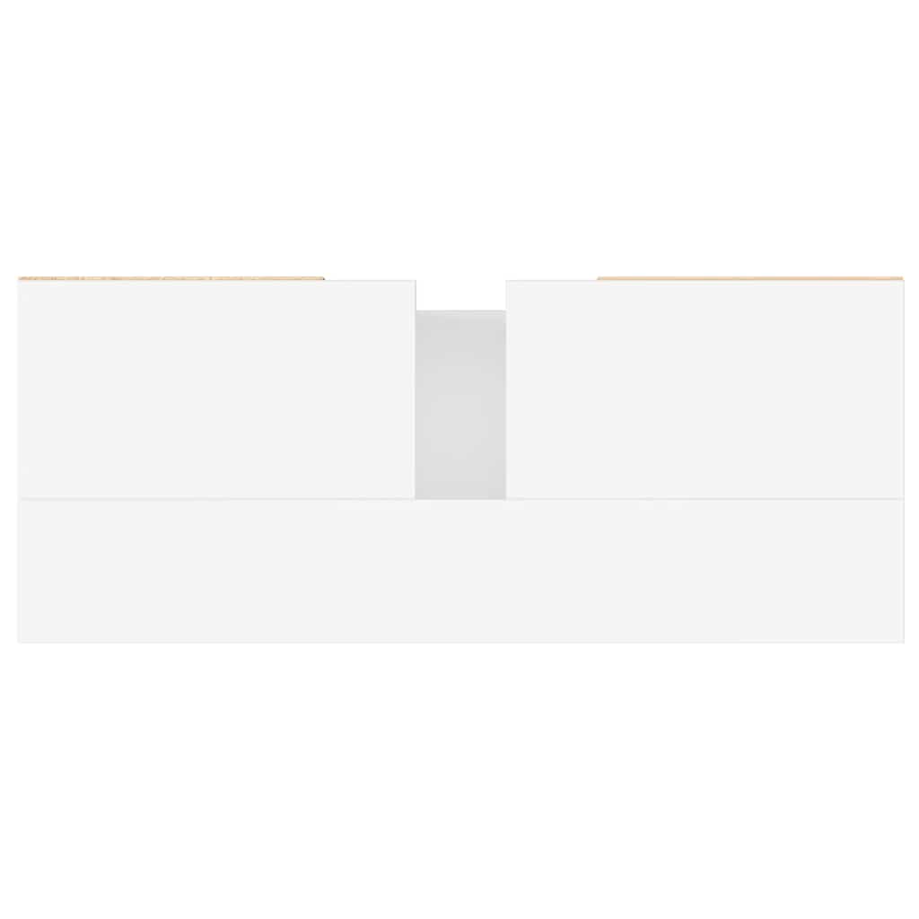 vidaXL Bathroom Cabinet White 80x33x60 cm Engineered Wood