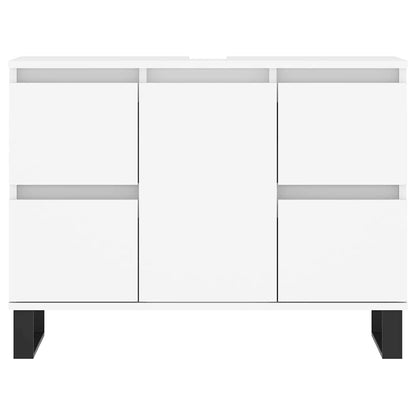 vidaXL Bathroom Cabinet White 80x33x60 cm Engineered Wood