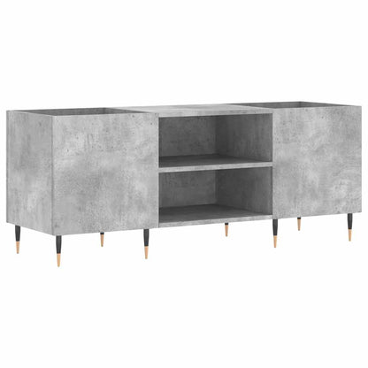vidaXL Record Cabinet Concrete Grey 121x38x48 cm Engineered Wood