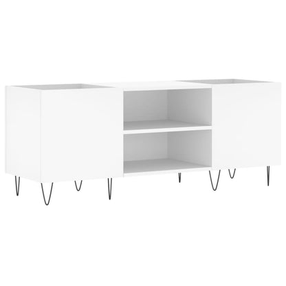 vidaXL Record Cabinet White 121x38x48 cm Engineered Wood