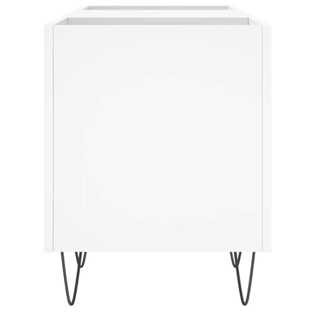vidaXL Record Cabinet White 121x38x48 cm Engineered Wood