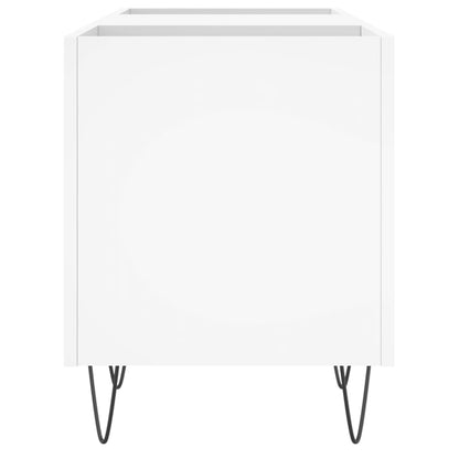 vidaXL Record Cabinet White 121x38x48 cm Engineered Wood