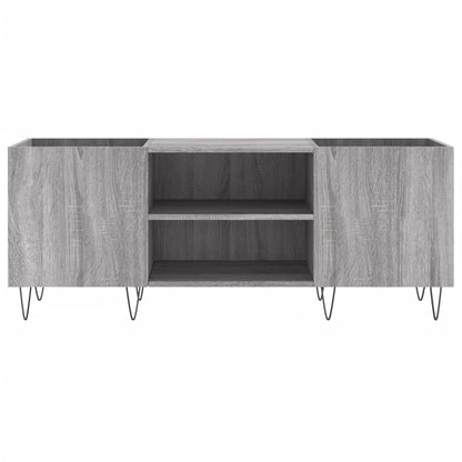 vidaXL Record Cabinet Grey Sonoma 121x38x48 cm Engineered Wood