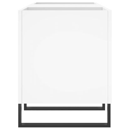 vidaXL Record Cabinet White 121x38x48 cm Engineered Wood