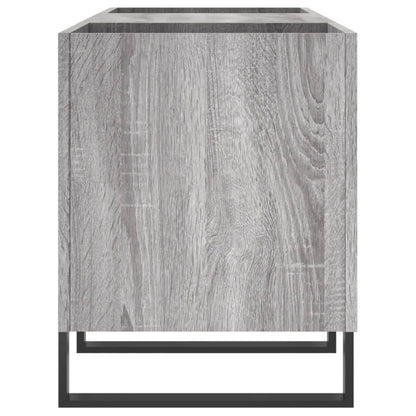 vidaXL Record Cabinet Grey Sonoma 121x38x48 cm Engineered Wood