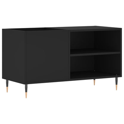 vidaXL Record Cabinet | Black | Engineered wood, iron | Medium | Record Cabinet
