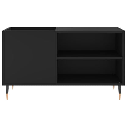 vidaXL Record Cabinet | Black | Engineered wood, iron | Medium | Record Cabinet