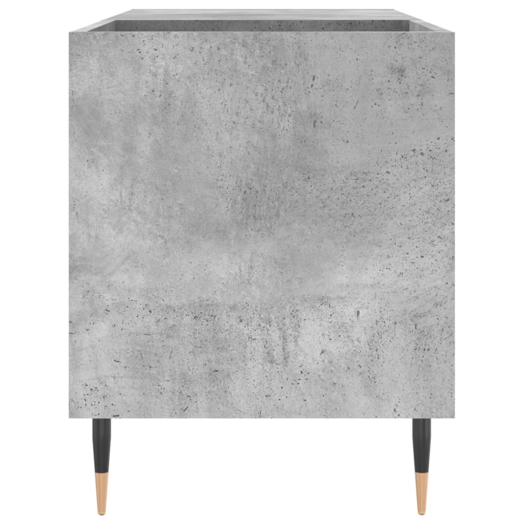 vidaXL Record Cabinet Concrete Grey 85x38x48 cm Engineered Wood