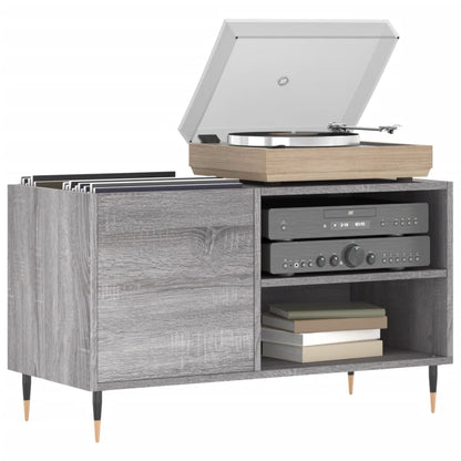 vidaXL Record Cabinet Grey Sonoma 85x38x48 cm Engineered Wood