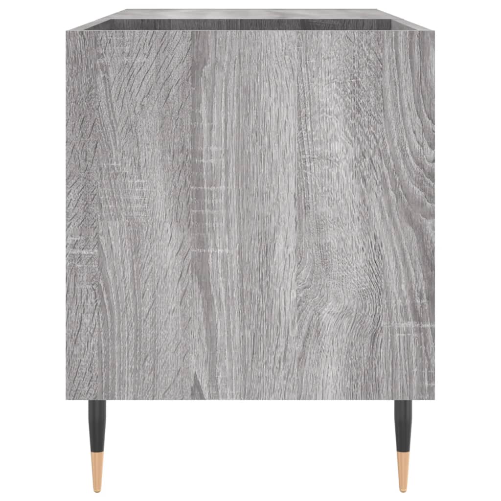 vidaXL Record Cabinet Grey Sonoma 85x38x48 cm Engineered Wood