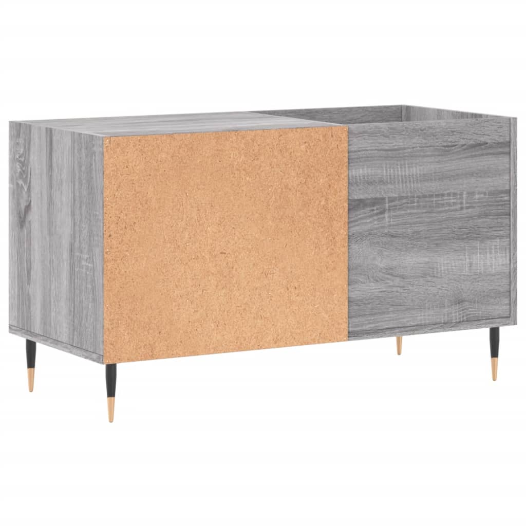 vidaXL Record Cabinet Grey Sonoma 85x38x48 cm Engineered Wood