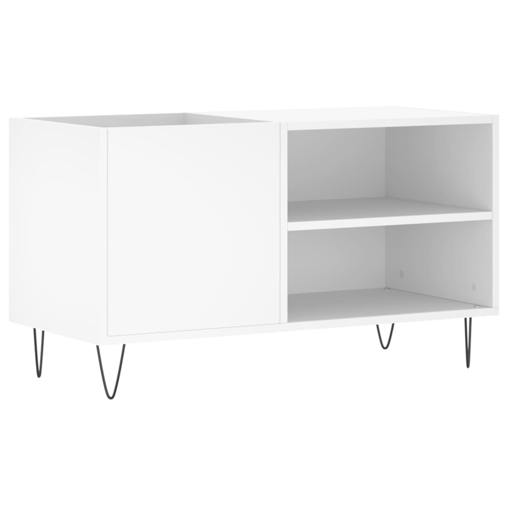 vidaXL Record Cabinet White 85x38x48 cm Engineered Wood