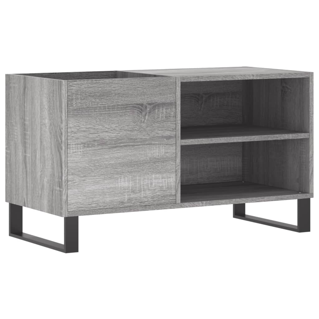 vidaXL Record Cabinet Grey Sonoma 85x38x48 cm Engineered Wood