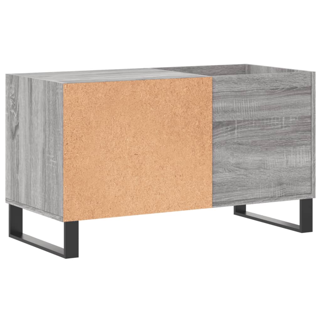 vidaXL Record Cabinet Grey Sonoma 85x38x48 cm Engineered Wood