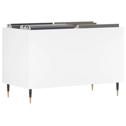 vidaXL Record Cabinet White 74.5x38x48 cm Engineered Wood