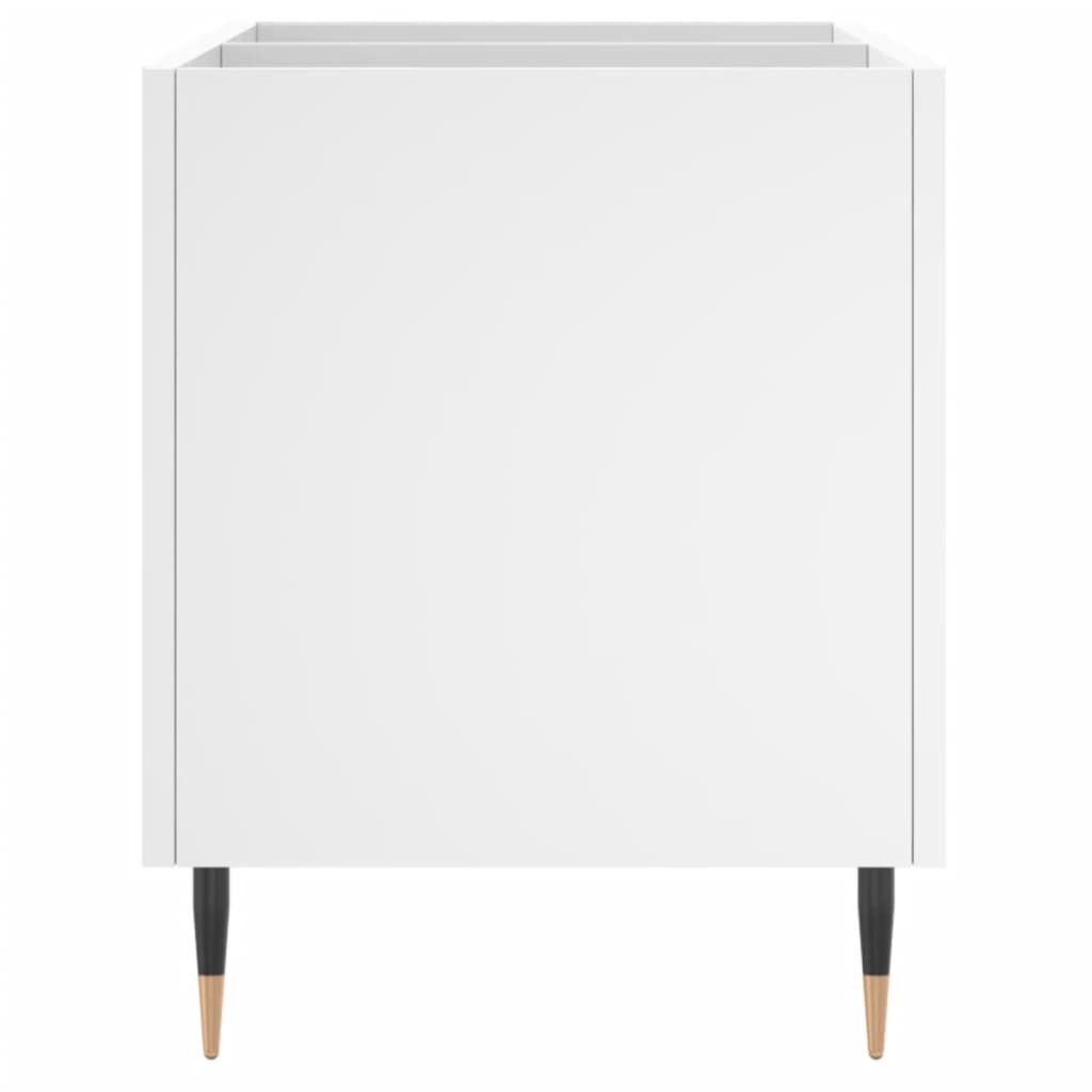 vidaXL Record Cabinet White 74.5x38x48 cm Engineered Wood
