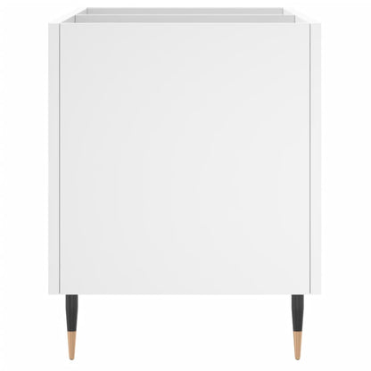 vidaXL Record Cabinet White 74.5x38x48 cm Engineered Wood