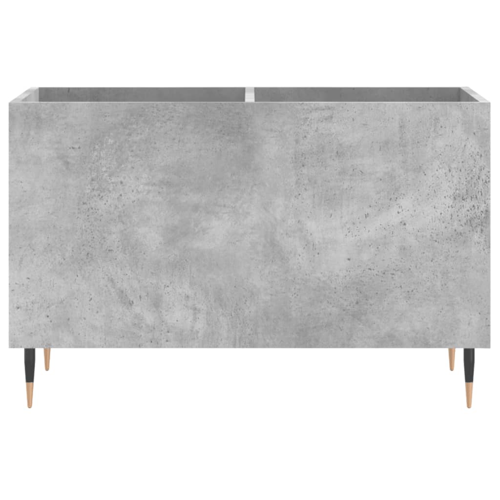 vidaXL Record Cabinet Concrete Grey 74.5x38x48 cm Engineered Wood