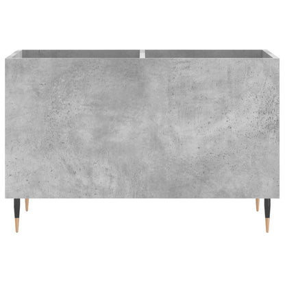 vidaXL Record Cabinet Concrete Grey 74.5x38x48 cm Engineered Wood
